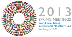 Logo pertemuan musim semi WB/IMF 2013