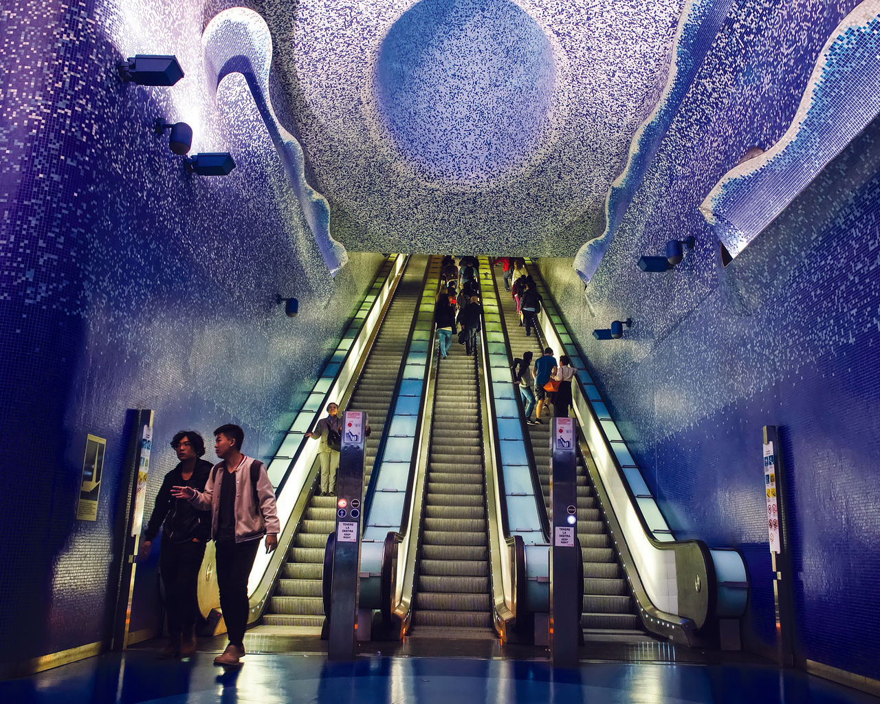 Naples, Italy - April 16, 2018. The Toledo Metro Station in the center of Napoli.; Shutterstock ID 1336396214; NP: CS-Italy