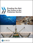 Publication cover for the report on Evading the Net: Tax Crime in the Fisheries Sector released 7 November 2013.