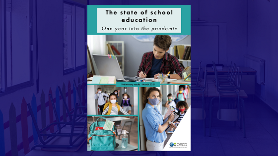 State of education one year into the COVID pandemic report cover