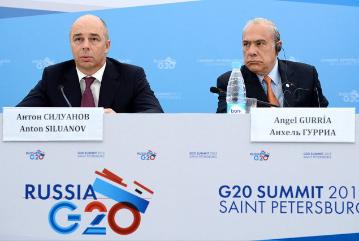 G20 Russia Summit: Anton Siluanov and Angel Gurría present financial literacy study