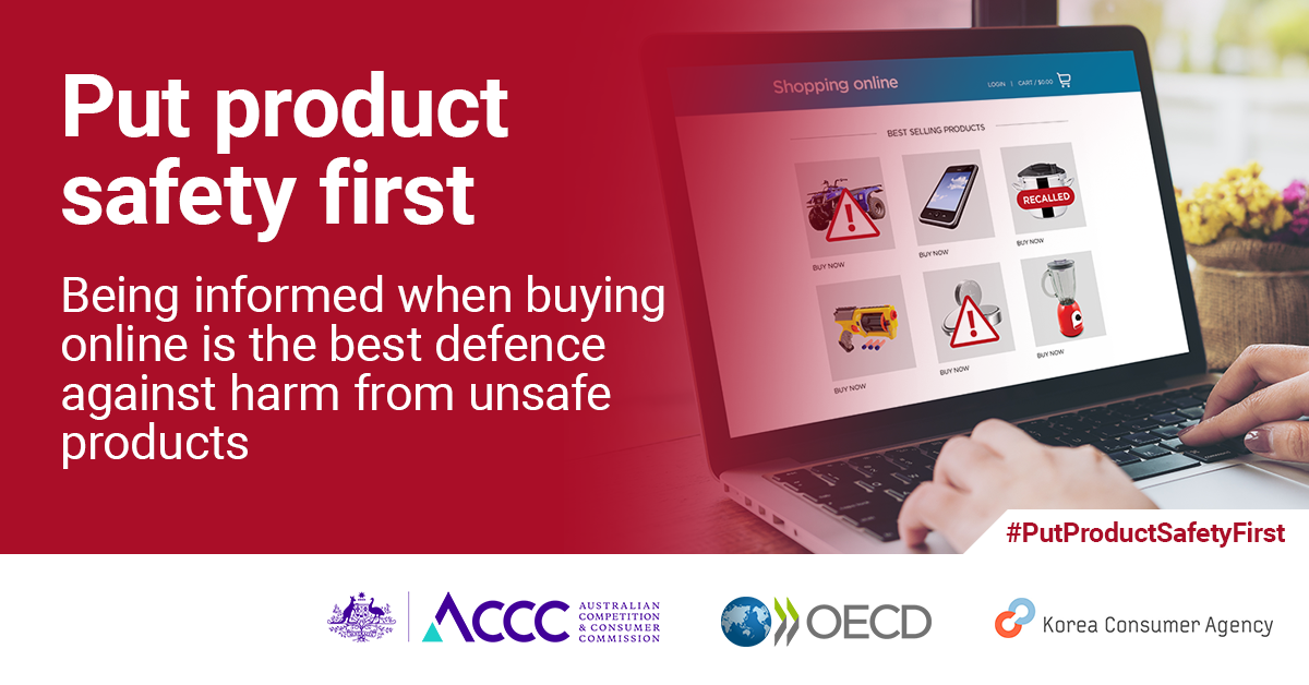 Being informed when buying online is the best defence against harm from unsafe products